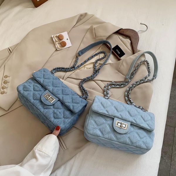 

unusual bag brand original design textured fairy bag 2020 new korean leisure simple shoulder rhombic chain square