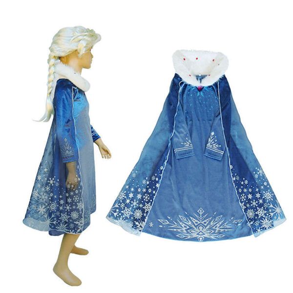 

cosplay's girls' ice and new snow: princess anna dress, Black;gray