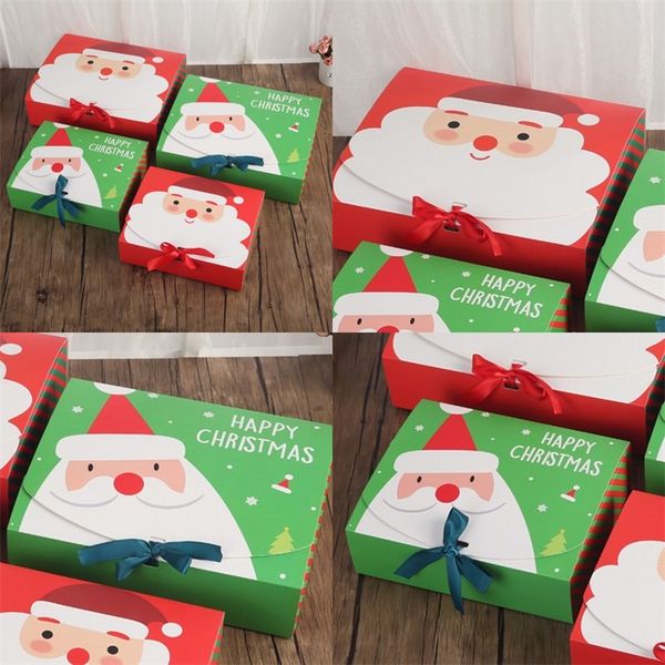 

christmas chocolates candy packaging cases santa claus gift box party activity red green decorations container simple style 2 1mz2 f2
