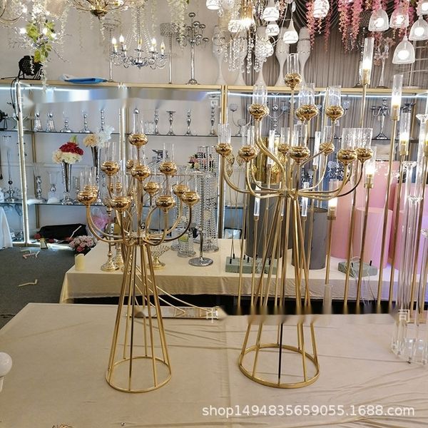 

tizxm 19 new supplies 16-head candlestick decoration propsl guide desklayout candlestick props and road iron props kfhj2