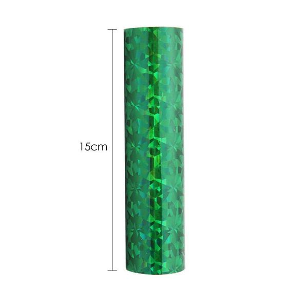 

5m heat activated foil glimmer foil transfer sheets stamping foil multicolor 1 roll paper holographic heat transfe jllxrw