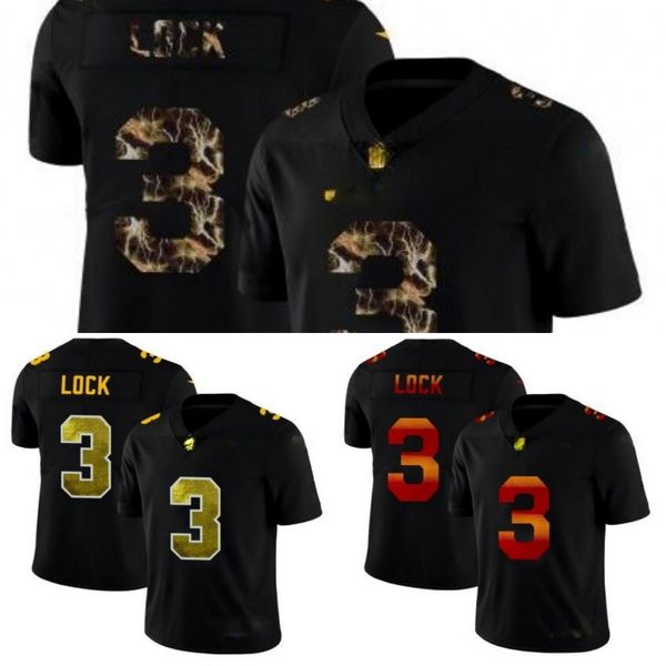 

men #3 drew lock white multi-color 2020 crucial catch limited women youth nfl jerseys, Black;red