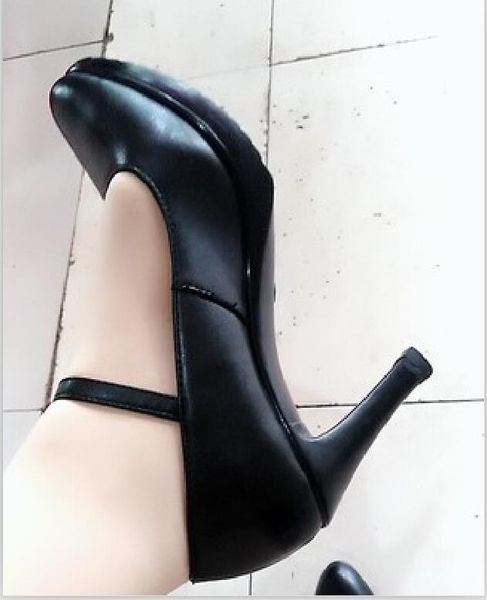 

2020 selling dress shoes women's fashion summer short heels lady's closed toe strap black red pumps girls wedge sandals big size 4