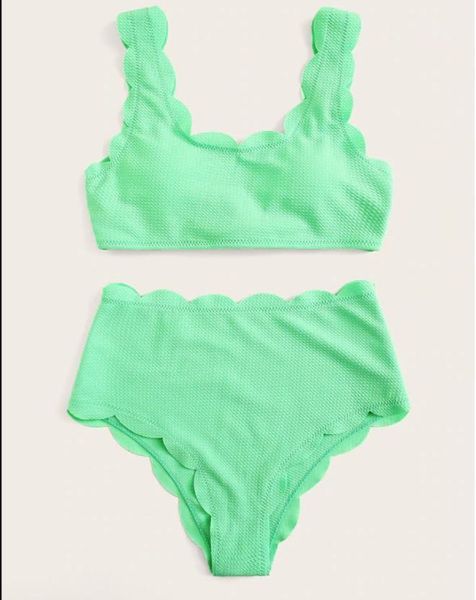 

bikini women two pieces high waist swimsuits bandage lining the chest bohemian printed swimwear maillot de bain drop shipping c1, White;black