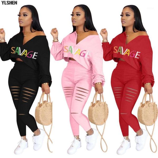 

2 two piece set women tracksuit autumn plus size sportwear elegant crop + pants suits office outfits matching sets 20201, White