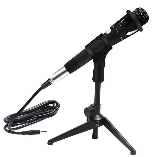 

microphones e300 wired microphone metal professional condenser handheld microfono podcast 3.5mm for recording1