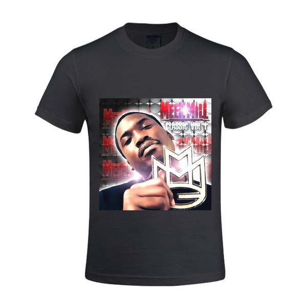 

meek mill classic vol 1 round neck printed new fashion for short sleeve sport hooded sweatshirt hoodie t shirt