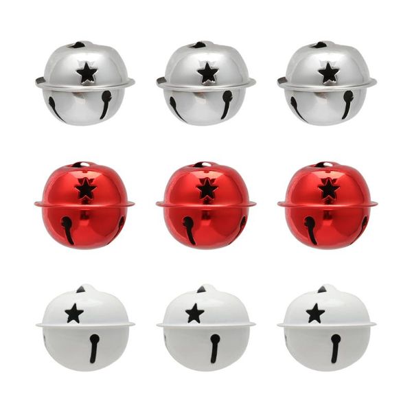 

christmas decorations 9 pcs hanging decoration iron jingle bells xmas tree pendant