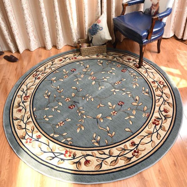 

thick round carpet livingroom pastoral rugs for bedroom home decoration dining room floor mat computer chair rugs and carpets1