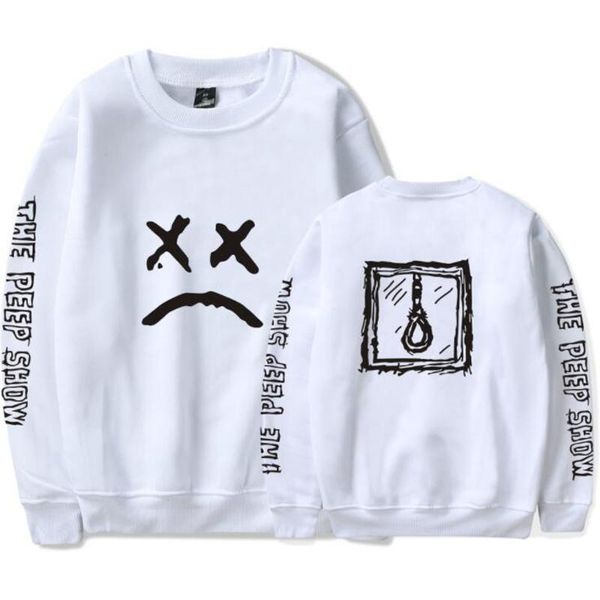 

lil peep розового толстовка мужчины streetwear hip hop прохладный man rap stars пуловеры графический толстовка пара толстовка марка одежда 4, Black