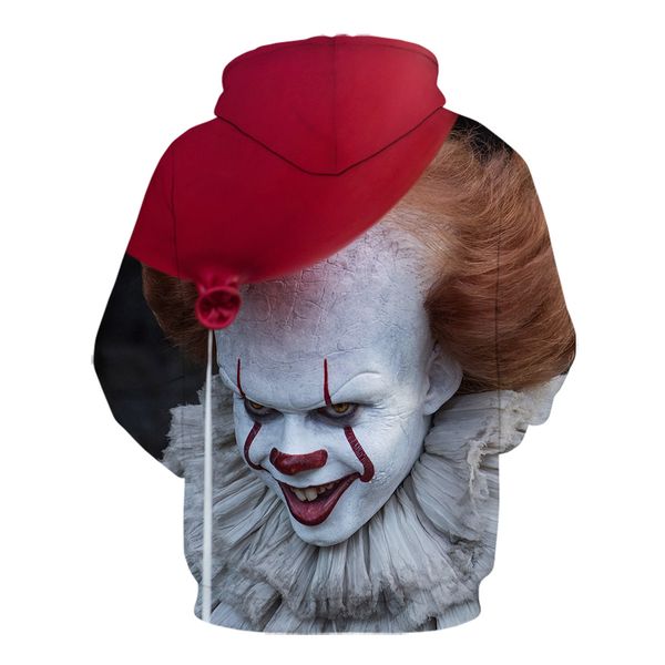 

new hop sweatshirts streetwear pennywise clown party movie 2020 horror joker harajuku halloween hoodie hip the moletom it qgjhv