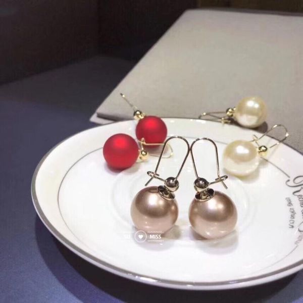 

new fashion statement earrings champagne white red geometric drop earrings for women punk metal earring trendy jewelry elegant, Golden;silver
