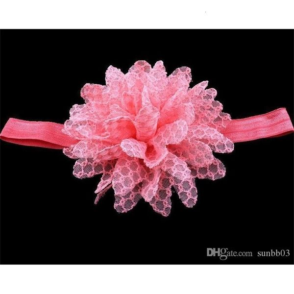 

bands new europe head fashion 14 colors baby lace flowers infant headband kids elastic headwear children hair accessoryh