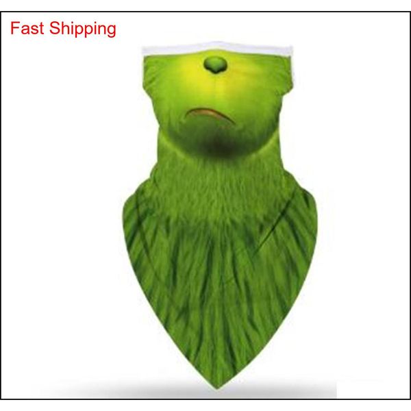 

how the grinch stole christmas snowman motorcycle cycling neck scarf masks bandana headband qylfrv beauty888, Blue;white