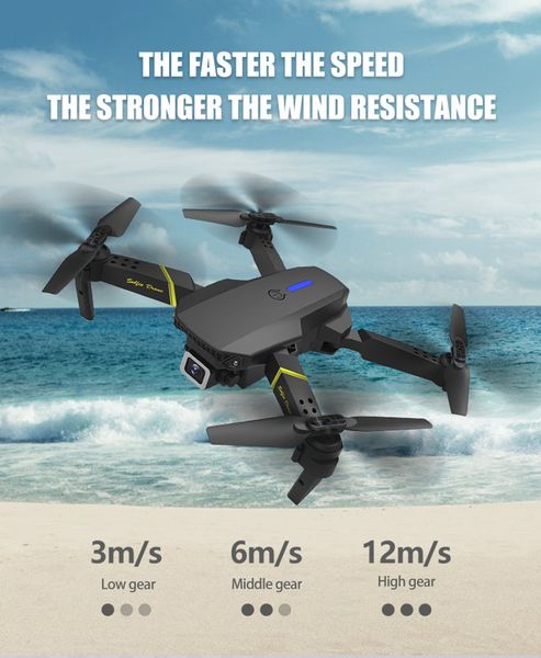 DRONE DRONE GLOBAL DRONE 4K Mini Veicolo WiFi FPV Piegabile Professional RC Helicopter Selfie Droni Toys per Kid Battery GD89-1 Dropshipping