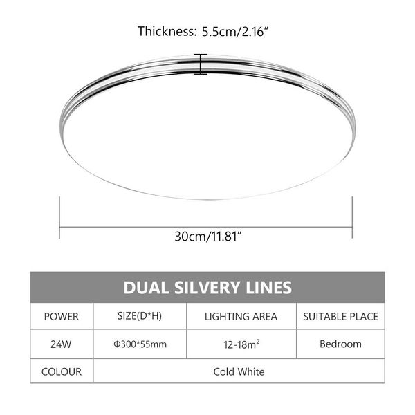 

led ceiling light down light surface mount panel lamp 72w 36w 24w 18w 12w ac 220v modern 3 colors lamp for swy wmtvhm xhhair