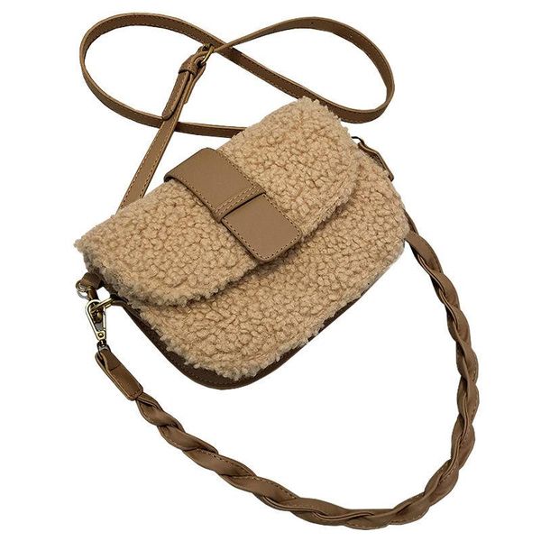 

cross body 2021 plush fashion women's shoulder bags ladies messenger luxury female crossbody casual handbag for girls coin purses