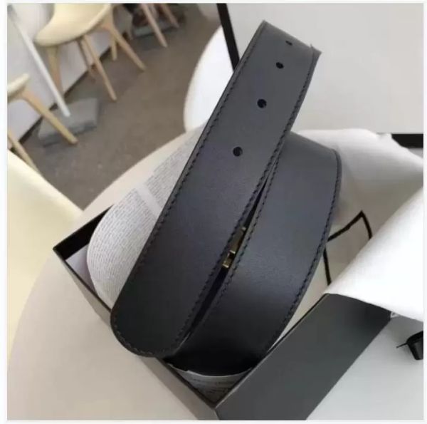 

men's women's fashion classic designer belt luxury belt women's belt casual gold buckle letter smooth buckle width 2.0-38mm, Black;brown