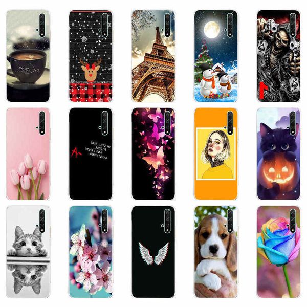 

soft tpu silicone cool phone case for huawei nova 5t t5 cover nova5t shell