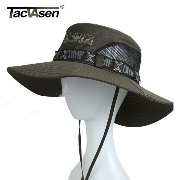 

tacvasen tactical sniper boonie hat caps summer sun protection army hat breathable mesh lightweight fish hunt caps men