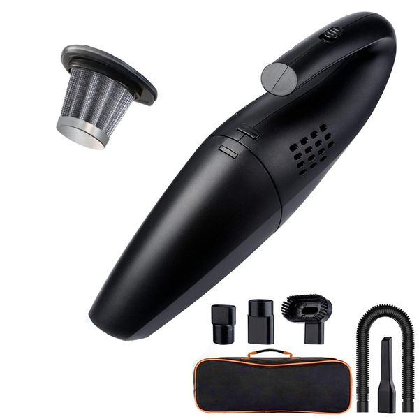 

handheld vacuum cleaner,cordless vacuum cleaner rechargeable lightweight 120w 12v powerful suction wet dry for home,car c