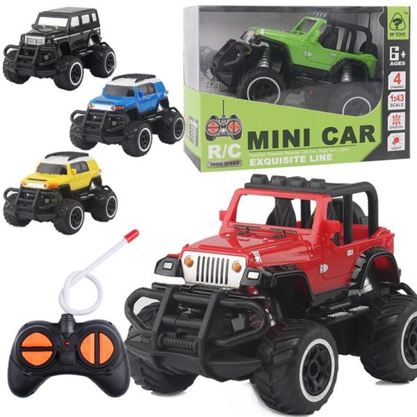 

children's four-way remote control car electric wireless remote control off-road vehicle model boy toy car remote control car