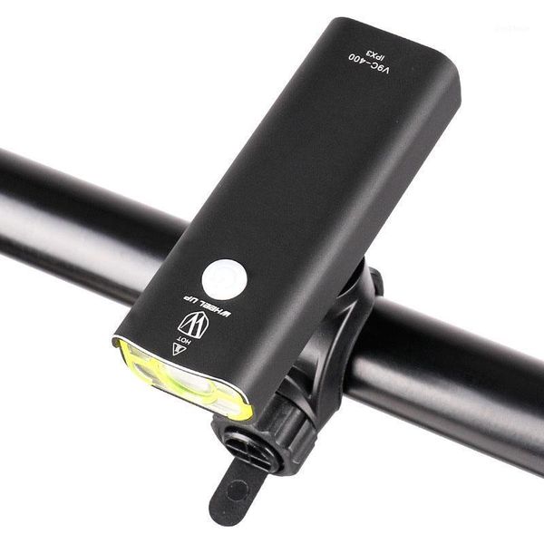 

bicycle bike lights usb rechargeable waterproof 2500 mah 400 lumin wide angle headlight for mountain bike bicycle accessories1