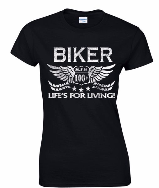 

спорт повседневный печати с коротким рукавом хлопок tee рубашка рубашка женщины t-shirt пожилым внешний вид циклователь 60-rock ace 50s cycl