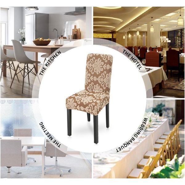 

europe floral 3d fabric jacquard stretch elastic chair covers spandex for wedding dining room office banque jllauz soif