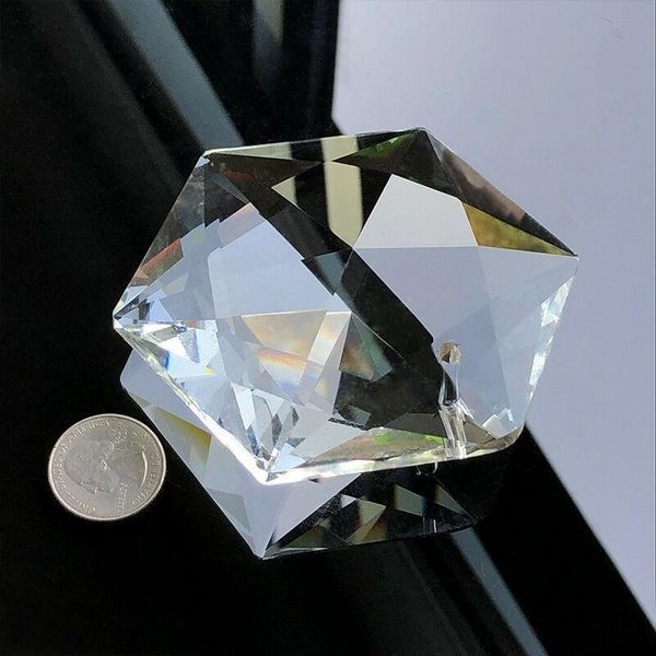 

100mm star of david tantrism hexagram crystal chandelier glass prism pendant judaism suncatcher yahadut israel h jllvkq