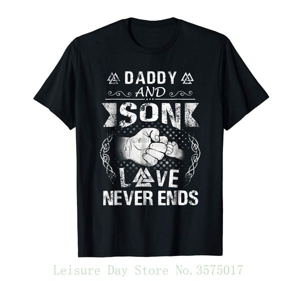 

vikings daddy and son love never ends for father day new arrival male tees casual boy discounts sport hooded sweatshirt hoodie t shirt