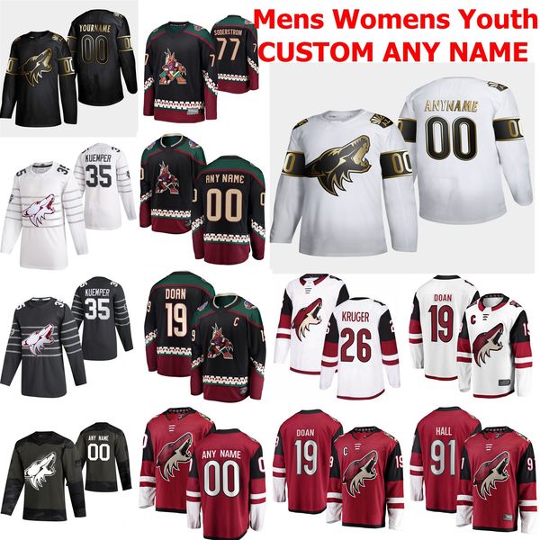 

arizona coyotes hockey jerseys 81 phil kessel jersey 9 clayton keller 23 oliver ekman-larsson darcy kuemper brad richardson custom stitched, Black;red