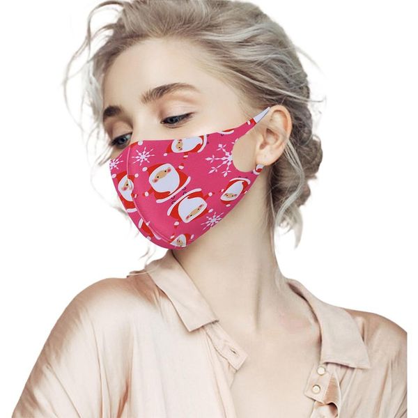 

fast delivery within 24 hours mscara 5pcs christmas cloth mask print sun protection is not a disposable washable headband bbyuzk lipper