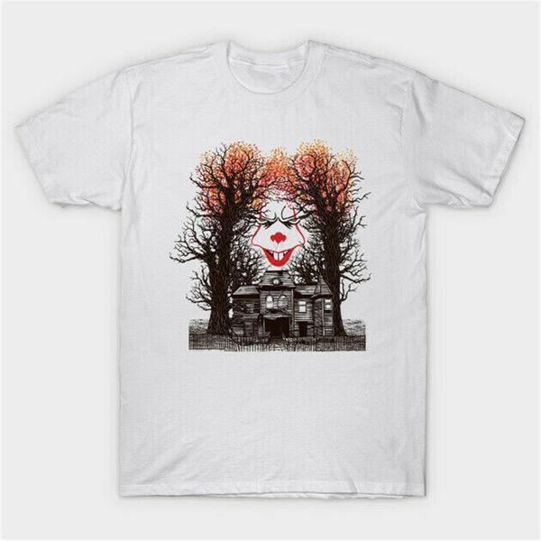 

stephen king's it pennywise derry house of horror halloween white hoodie designers t shirts sweatshirt