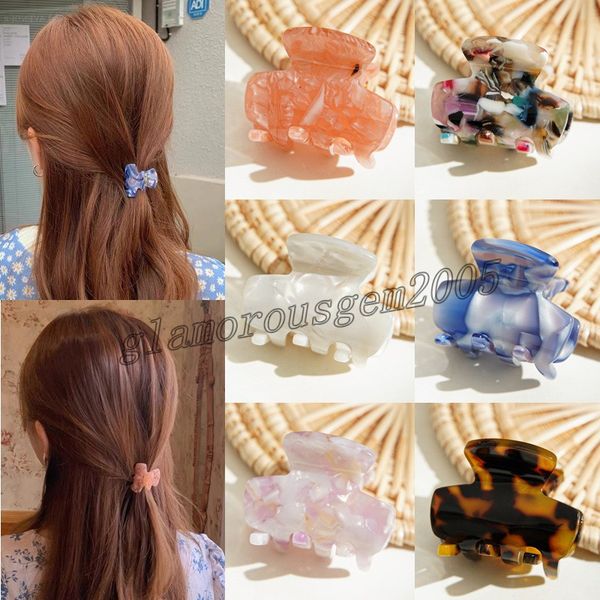 

vintage mini acetate hair-crab korean sweet temperament barrettes clamps hairgrips new elegant hair clip hairpin women hair accessories, Golden;silver
