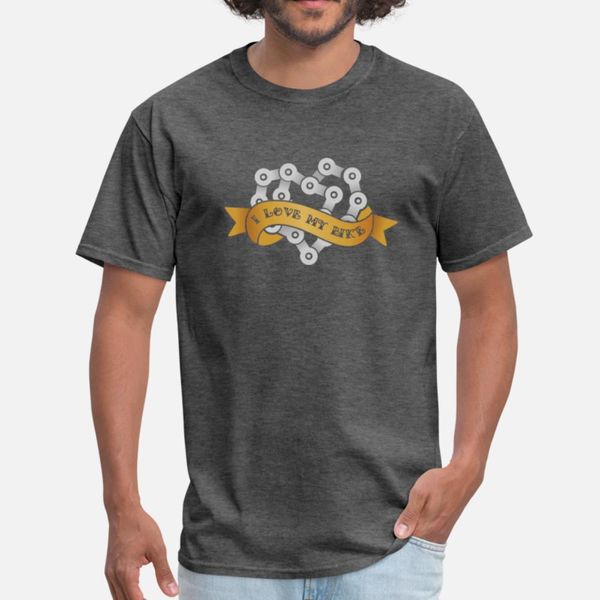 

я люблю старинный велосипед цепь любви формы и ленты t shirt классической крупногабаритные повседневный tracksuit фуфайку hoodie