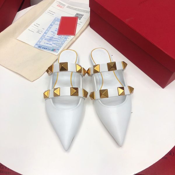 

designer 2021 new rivet series women's high heels are generous, durable, wear-resistant and anti slip rubber soles, Black