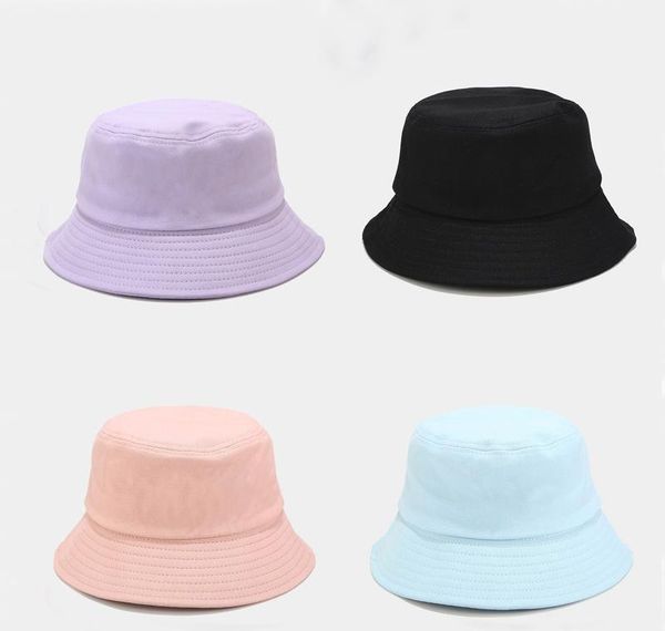 

cap bob summer hat t200826 sun fishing cotton foldable women hats hunting men chapeau bucket outdoor sunscreen bbytm mj_fashion, Blue;gray