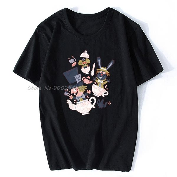 

мужчины mad tea party хаттерс alice in wonderland tshirt тис топы hip hop harajuku streetwear спорт толстовка с капюшоном hoodie мужчин футб