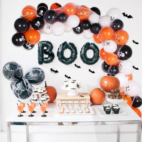 

fengreise хэллоуин украшения летучая мышь spider web skeleton воздушный шар хэллоуин party decor saceates 2020 хэллоуин аксессуары для детей