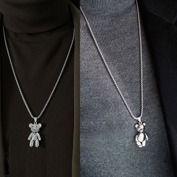 

decorative necklace female hip-hop personality niche style men and women autumn sweater chain sweater chain, Silver