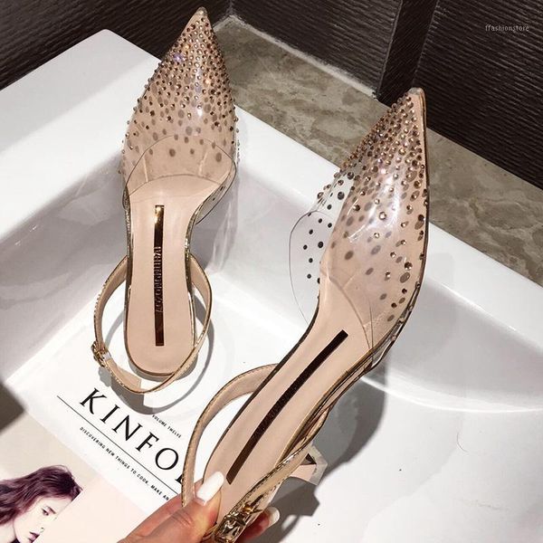 

sandals women high heels summer woman pumps thin party shoes female pointed toe slip on office ladies dress shoes1, Black