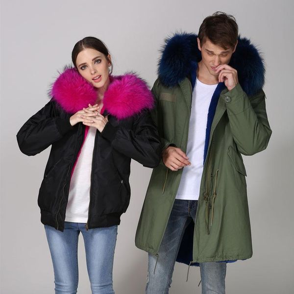 

black bomber rose pink waterproof mini mrs wear, green miltary blue fake fur long coat