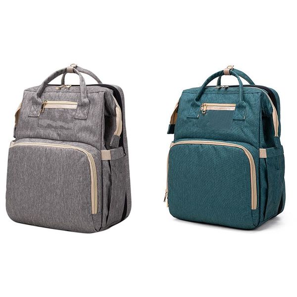 

diaper bags multifunctional bag backpack travel portable large capacity double shoulder mother foldable crib