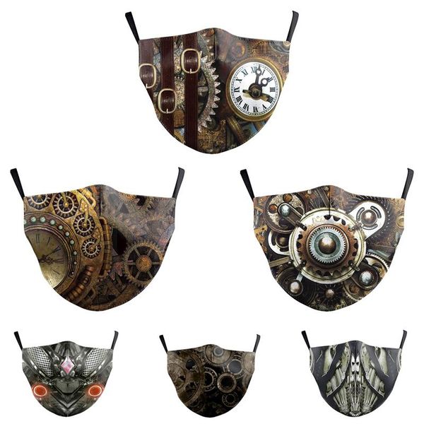 

2020 mechanical 3d digital printing protective dustproof men and women masks with filter
