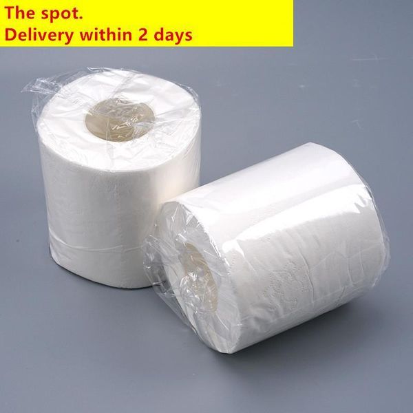 

white tissuse clean touch family rolls toilet paper for kitchen travel outdoor activies portable a08