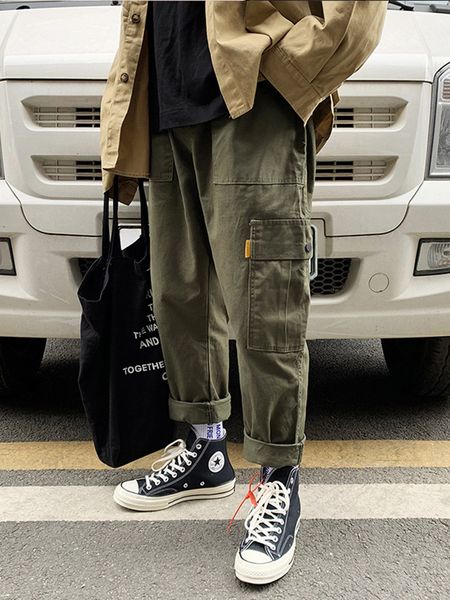 

men's trousers of hongkong style in summer, Black