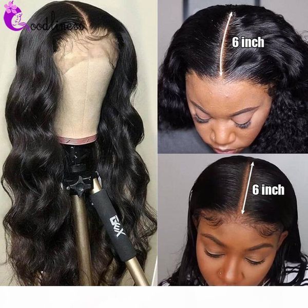 

4x4 5x5 6x6 lace closure wig body wave hd transparent lace wig preplucked natural brazilian human hair wigs for black women, Black;brown