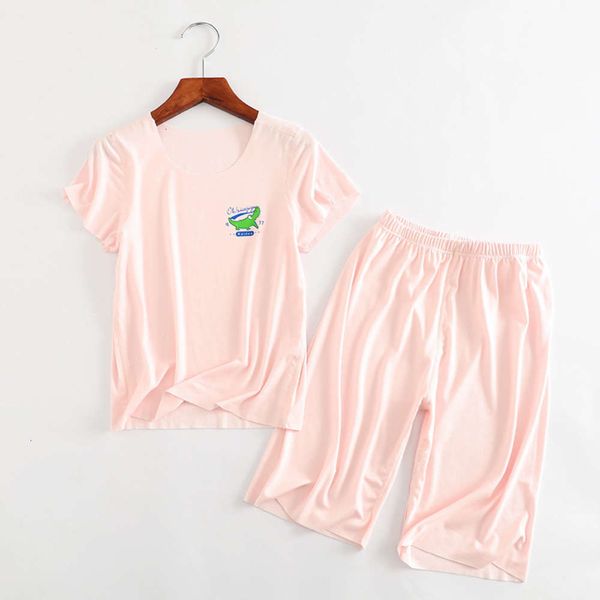 

thin cut summer seamls children's modal vt suit short half sve baby pajamas boys and girls, Blue;red