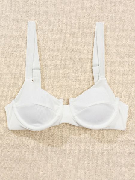 

plain underwire bikini b8wb#, White;black